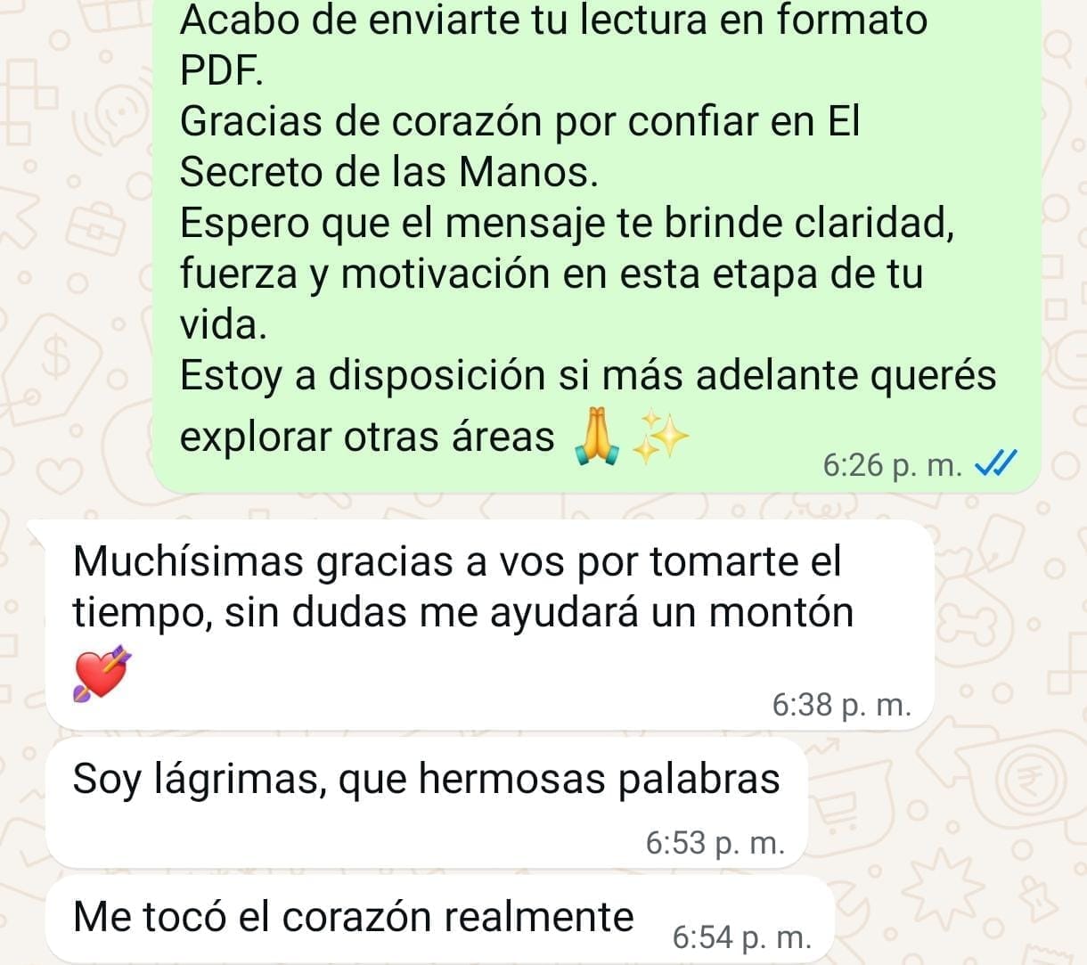Testimonio real de cliente