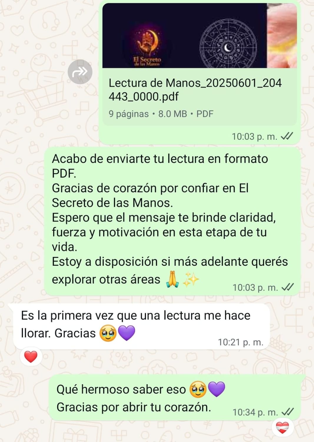 Testimonio real de cliente